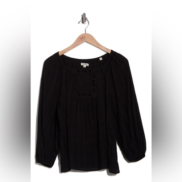 Max Studio Tops - Max Stufio Women's Puff Sleeve Gauze Blouse